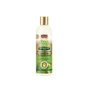 African Pride Olive Miracle Daily Hydration Oil Moisturizer Lotion, 12 oz Organic Haircare with Tea Tree - Deep Conditioning, Prevents Dryness, Leaves Hair Silky