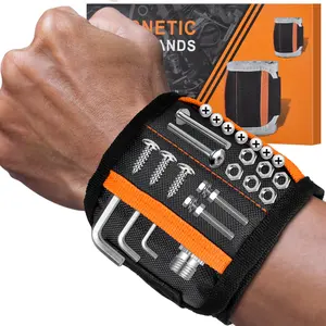 Magnetic Wristband for Men – Tool Holder for Screws, Nails, and Drill Bits, Cool Gift for Dad, Boyfriend, Husband, Grandpa, Christmas or Valentine’s Day
