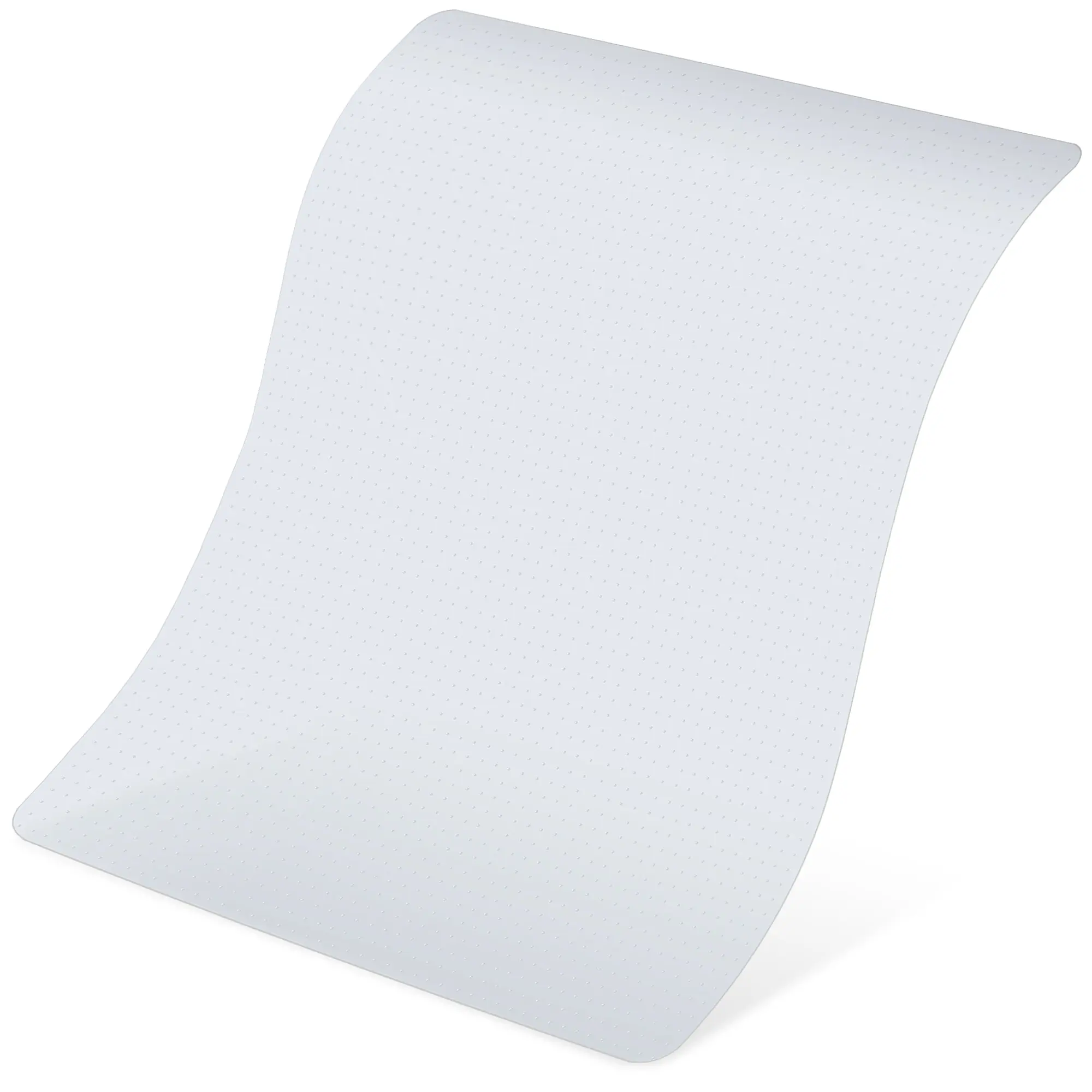 Segawe PVC Chair Mat - 46"W x 60"L Cleated Non-Skid Mats, Anti-Slip Grip, Smooth Surface, Health-Safe, Compatible with Low Pile Carpet for Office, Home Use