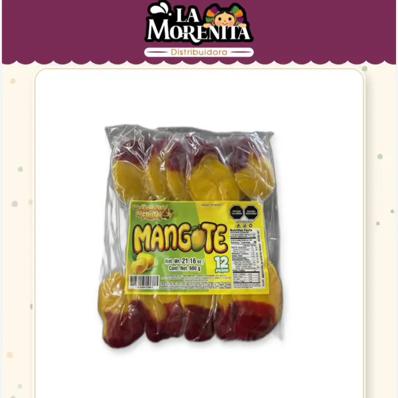 Mangote Paletas 12Pk/600g