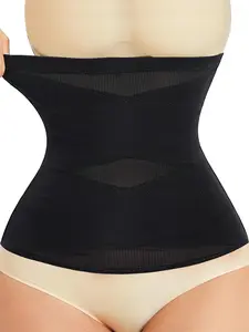 Women's Solid Color High Stretch Waist Trainer, Breathable Comfortable Tummy Control Shaper, Waist Cincher for Women Shapewear