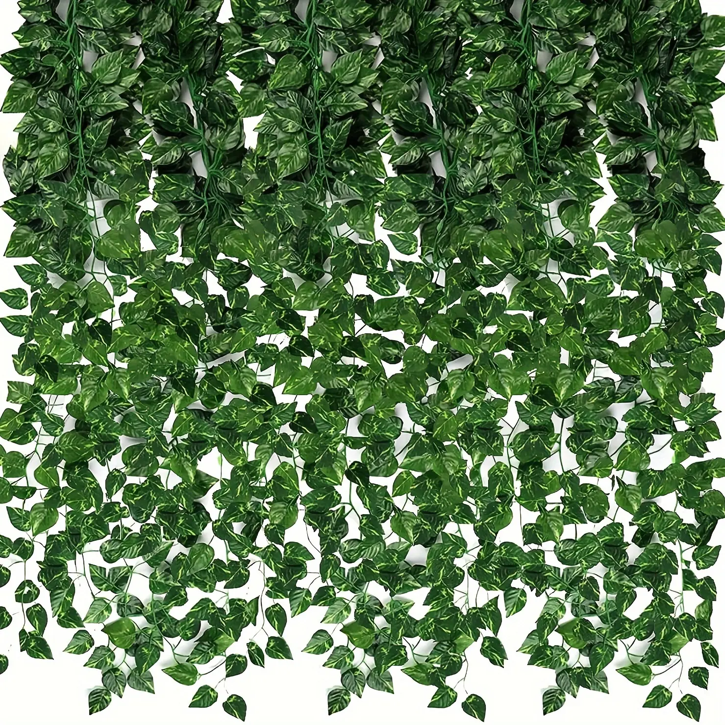 36 Pack 252Ft Artificial Ivy Garland, Fake Vines Leaf Garland Green Leaves Fake Plants Hanging Vines Plant Greenery Garland for Bedroom Wedding Party Garden Wall Room Decor