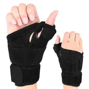Thumb Brace - Ergonomic Thumb Spica Splint Wrist Support for Night Sleep, Breathable Comfort & Triple Adjustable Straps for Pain Relief