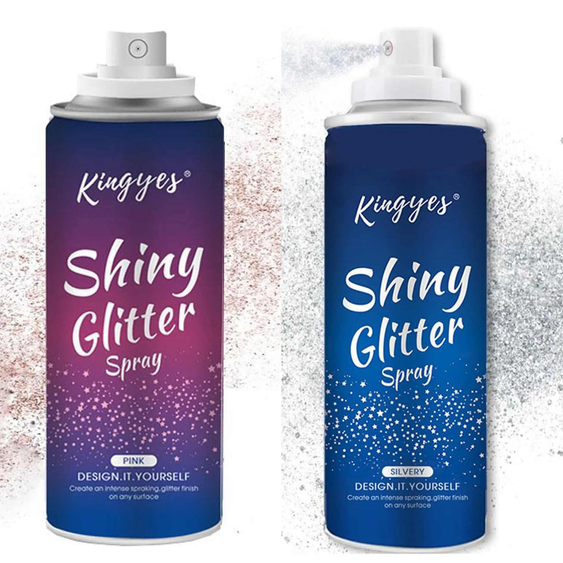 Shimmering Glitter Spray, Long-Lasting Body and Hair Mist for Festivals, Waterproof and Quick-Drying Makeup for All Skin Types, High Quality Glitter, Shimmering Body Makeup, Cosmetic