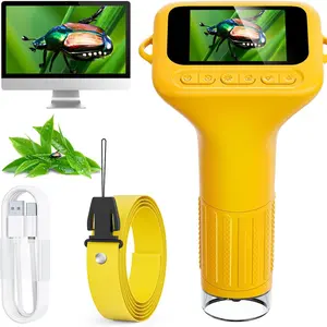 Portable USB Microscope for Kids, Mini Handheld Magnifying Glass 1000x with Camera and Video Function, Educational Science Toy Set