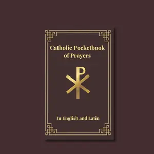 Bilingual Catholic Prayerbook - English-Latin Trade Paperback, Contains Prayers in English and Latin, Enhances Your Spiritual Journey for Devotions and Reflection