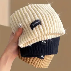 Ladies' suede knitted headscarf, a comfortable and warm daily headscarf for the ears, stylish knitted hair accessory Classic