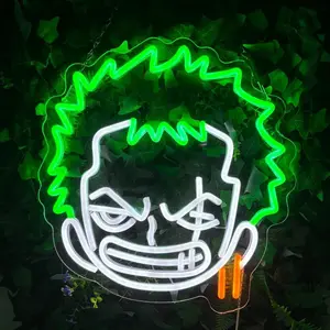 Green Algae Head” Zoro Neon Lights – LED Neon Decorations Essential for Anime Fans. Perfect as a Neon Wall Decoration for Children, or as Anime-Themed LED Lights to Decorate Bedrooms or Game Rooms. Also an Excellent Gift Item Related to Anime Culture.