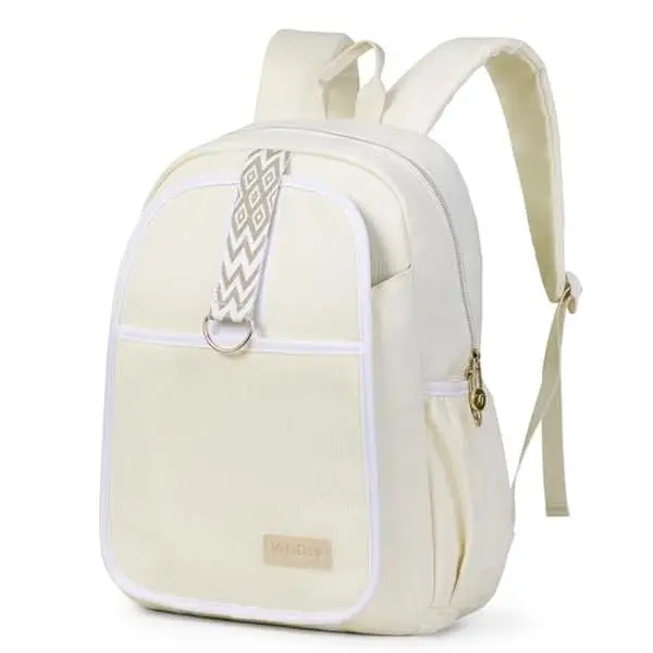 Female Multifunctional Quilted Tennis Backpack - Durable, Lightweight Gym Duffel Bag with Wet Pocket, Golden Fence Hook, Fits 15.6" Laptop, All Seasons Carry-On for Travel & Work