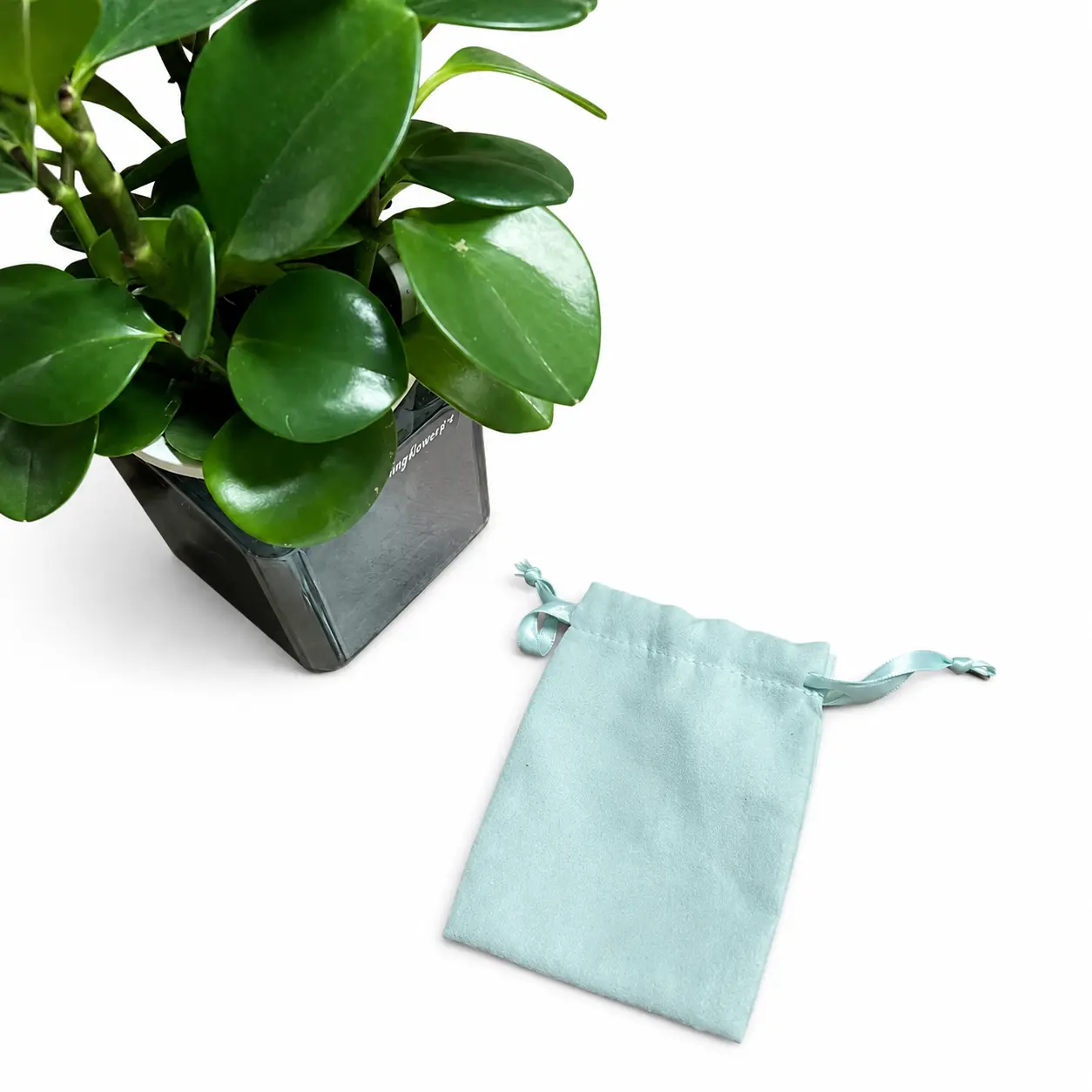 Luxury Minimalist Drawstring Jewellery Organiser Pouch - Lightweight Home Supplies Storage Bag for Rings, Bracelets, Necklaces, Classic Gift Wrap Option