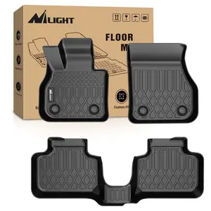 Nilight TPE Floor Mats & Liners - Custom Fit for Mini Countryman F60 (Not for Manual Transmission) 2017-2024, All-Weather, Heavy-Duty Car Floor Mat, Mat Floor Mats