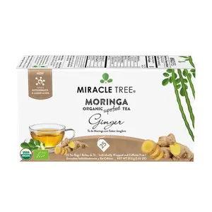 Organic Moringa Tea - Ginger - Caffeine-Free Herbal Tea
