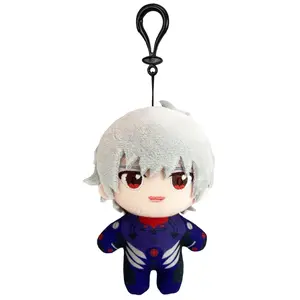 Evangelion New Movie - Kaworu Nagisa (Plug Suit) Mini Plush w/ Hook Clip 4.5"H
