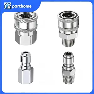 Pressure Washer Adapter Set,Quick Connect Kit 5000PSI (3/8 inch quick connector)