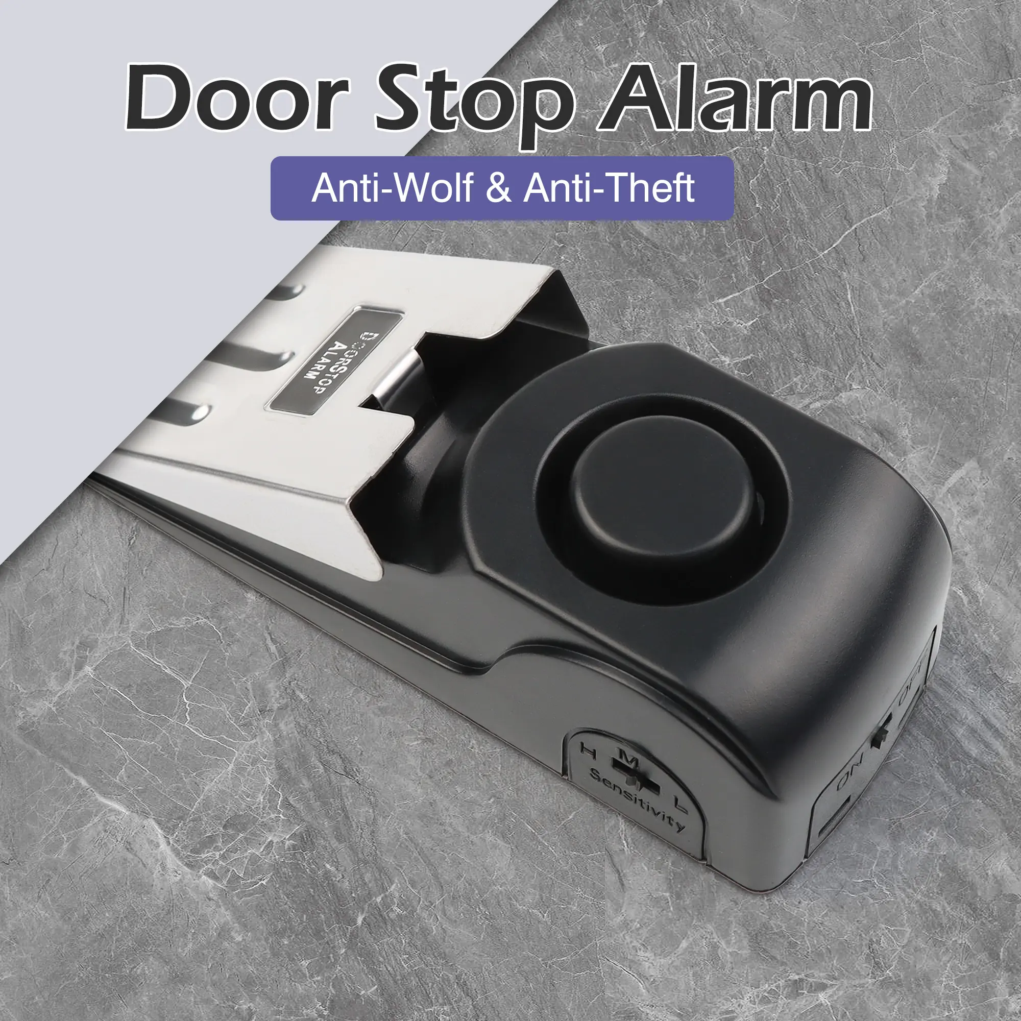 1-Count Door Intrusion Alarm - Door Alarm Sensor, Anti-Theft System, Loud Alert to Deter Potential Intruders and Notify Neighbors, Anti Theft Alarm