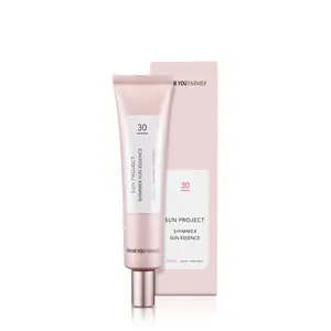 Thank You Farmer - Sun Project Shimmer Sun Essence (40ml) Moisturizers Skincare Comfort Skin Repair
