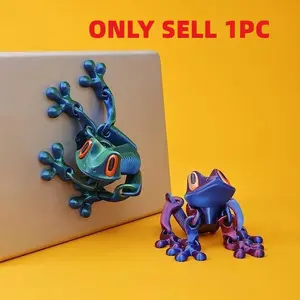 3D Printed Magnetic Frog Toy Night Light Magnet Decorative Light Decor