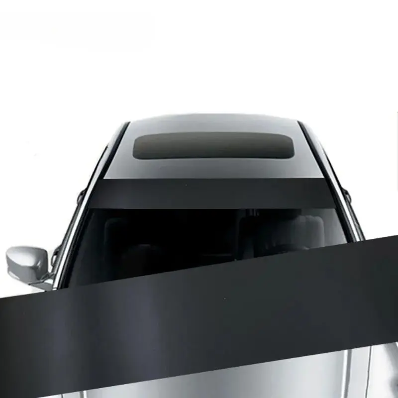 Car Front Windshield Sunshade Sticker, Fly Eye Vision Mesh Film, Waterproof Sunscreen Scratch Shield Car Decal, Trunk Glass Banner Long Car Sticker, Car Sunshades For Windshield