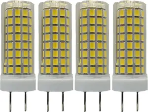 G8 LED Bulb 10W Ceramic Corn Light Bulbs(4 Pack)-2835 SMD 102 LEDs 100W Halogen Bulb Replacement 4000K Natural White 1000LM G8 Base for Kitchen Under Cabinet Counter Lighting Puck Light