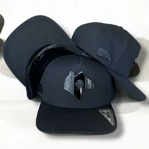 Estados chiapas Hats for Man SnapBack Black Adjustable Baseball Cap with Logo Patch, Classic Design for Men