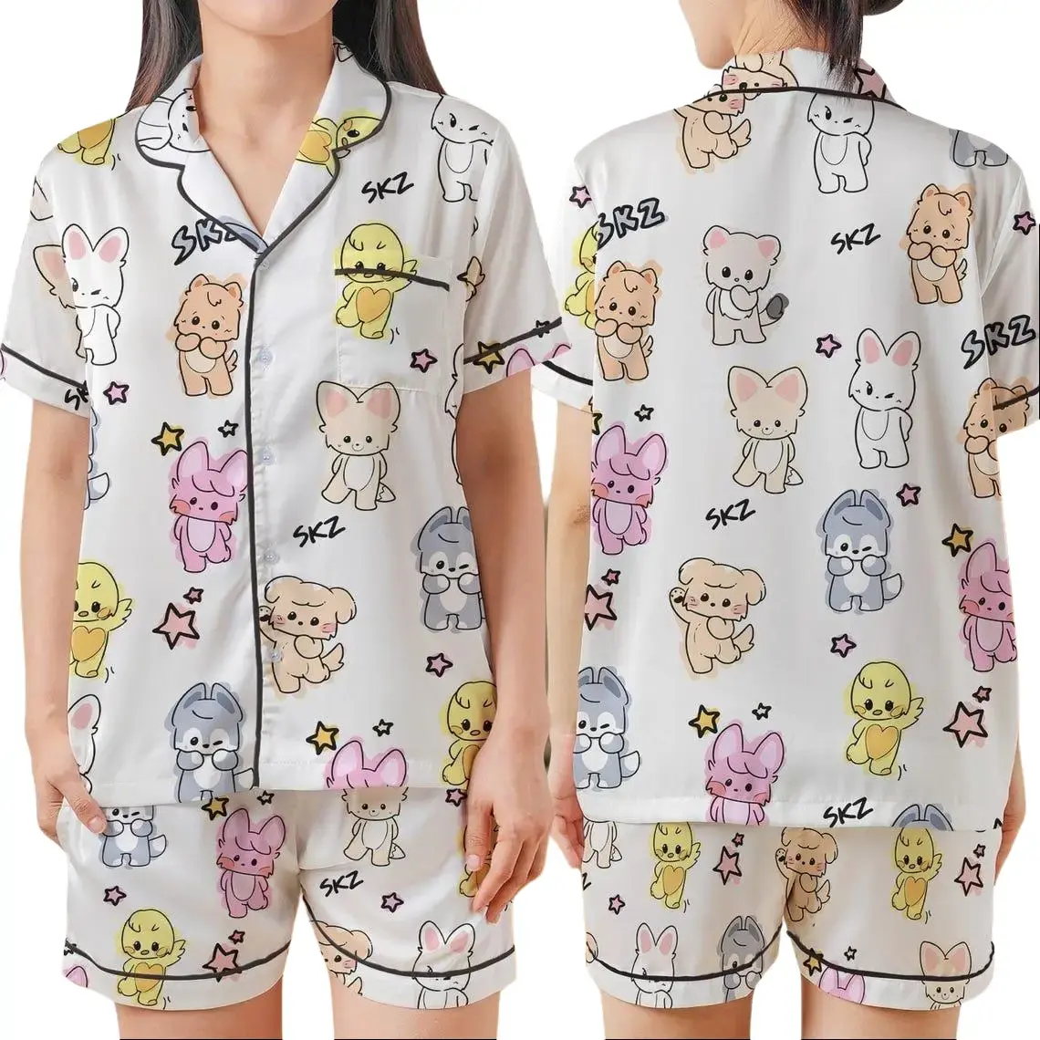 Zoo Pajama Set,World Tour Sleepwear, Kpop Pajamas, Kpop Merch Pjs