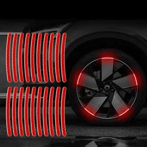 40pcs High-Visibility Reflective Wheel Stickers For Cars