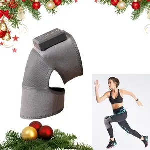 New knee massager with electric vibration, knee and shoulder pads, knee hot compress, warmth and heat, knee massager, a great item for sports enthusiasts
