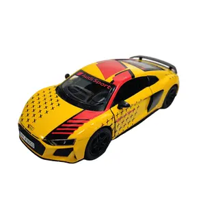 KINSMART 1:36 Scale 2020 Audi R8 Coupe Livery Edition diecast model toy car