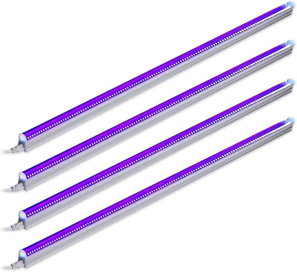 Barrina UV LED Blacklight Bar, 22W 4FT, T5 Bulb for Glow Party, Halloween