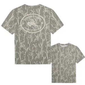White Spring Legion Turkey Hunting Letter Washed Out Tee Mossy Oak Original Bottomland, Mossy Oak Original Bottomland White Spring Legion Turkey Hunting Short Sleeve Shirt