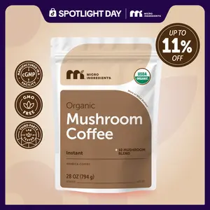Micro Ingredients Organic Instant 10 in 1 Mushroom Coffee Powder