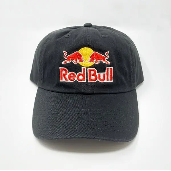 Red Bull Dad RedBull unstructured hat black Casual Outings Baseball Cap