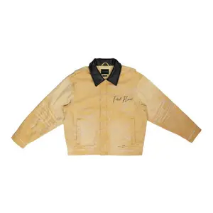 FIRST ROW: ALLOVER RHINE STONE WORKWEAR JACKET
