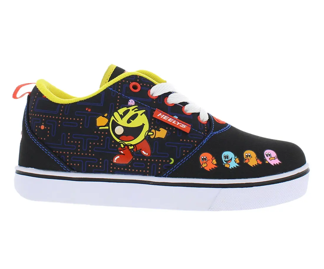 HEELYS Pro 20 Boys' Kids' Sport Shoes - Classic Lace-Up Casual Wear Sneakers with Single-Wheel Roller Heel (Kids Sizes), Lace Up Boy's Sneaker