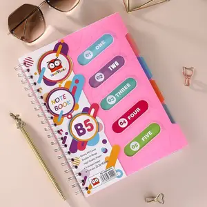 120-Page Notebook with Colorful Cover, Smooth Writing, Spiral Binding for Easy Page Turning, Ideal for Students, Artists, Business Professionals
