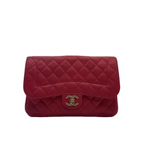Pre-owned CHANEL france Crossbody Bags H1 limited edition medium sized CF chain bag in red and gold calfskin. 19984522 hz62645