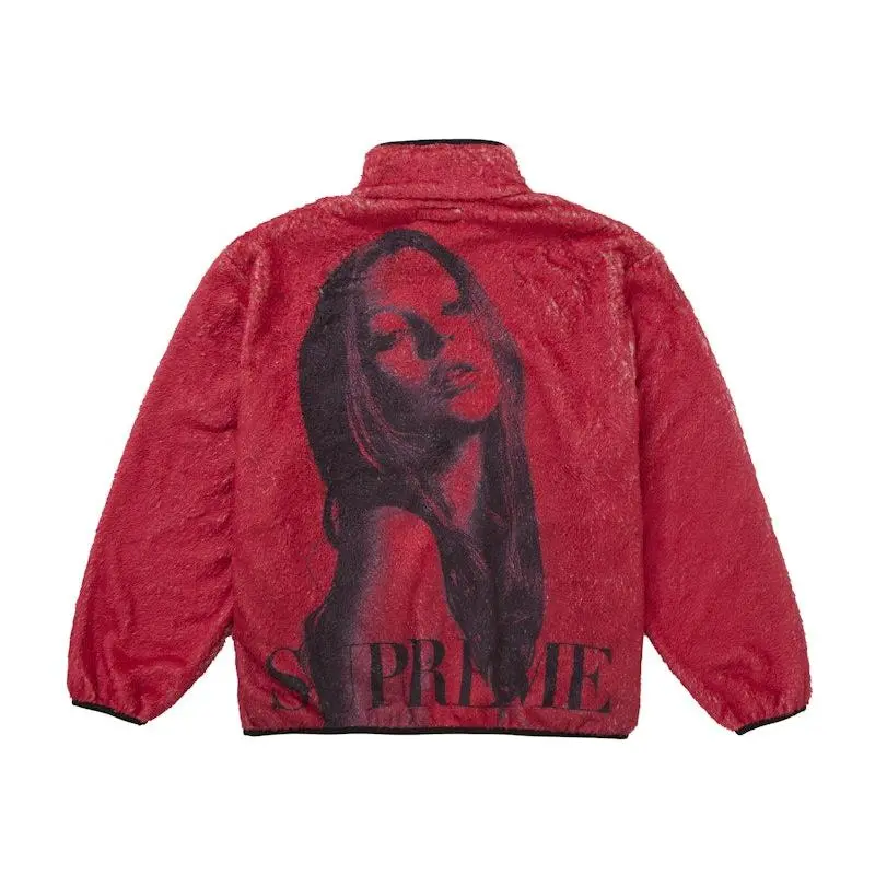Supreme Men's Kate Moss Fleece Jacket Red, from StockX