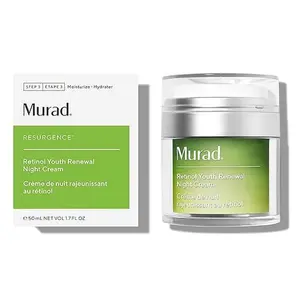 Murad Resurgence Retinol Youth Renewal Night Cream for Adult Daily PM Use, Cream, 1 Pack Skincare Moisturizers Skin Repair Comfort