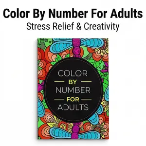 Digital Coloring Book for Adults, Relaxing Art Therapy Activity for Creativity and Creative Process, Artistic Relaxation, Stress Relief and Stress Management, Perfect Gift for Art Enthusiasts