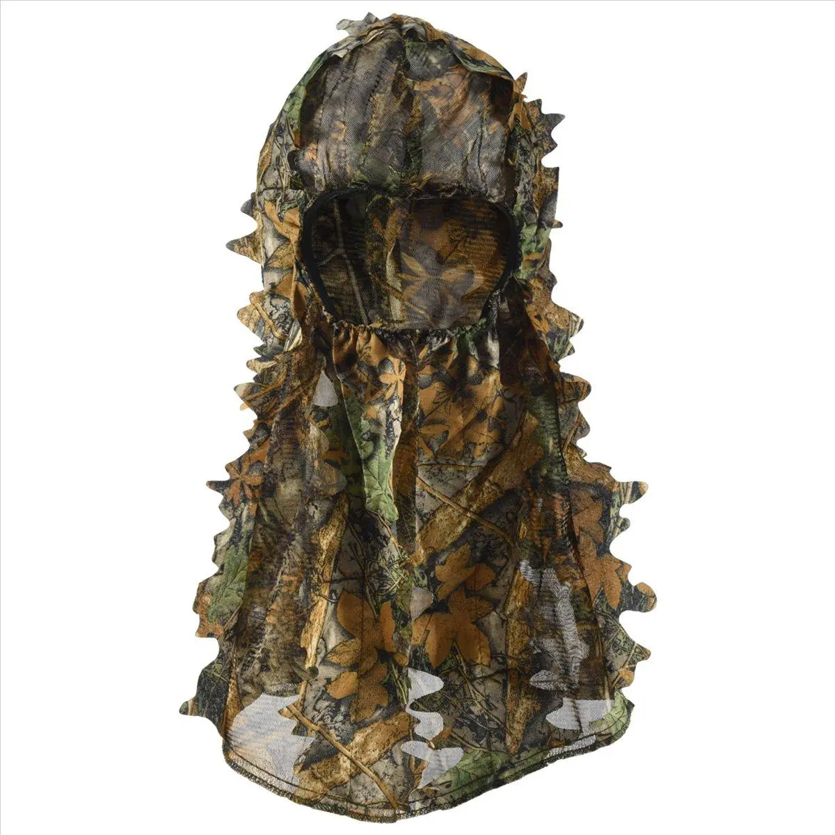 Camouflage Hunting Leafy 3D Face Mask Hood Outdoor Hunting Fishing Headgear Camo Hat