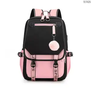Multifunctional Oxford Fabric Backpacks for School - Durable Unisex Sports Backpack with USB Charging Port, Headphone Port, Adjustable Straps for Students