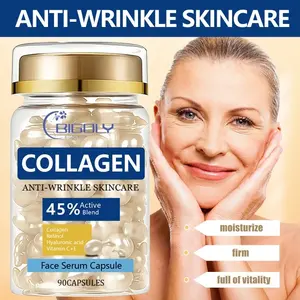 90 Capsules Vitamin C Supplement, Niacinamide & Vitamin E Moisturizer, Gentle Skin Care Essence, Daily Hydration & Radiance Boost, Beauty