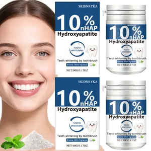 Pearl toothpaste powder for deep cleaning and whitening teeth; 90 g; gentle and non-irritating; contains mint essential oil for fresh breath all day; an everyday dental care product suitable for everyone.