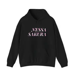 Nessa Sakura Hoodie | Black