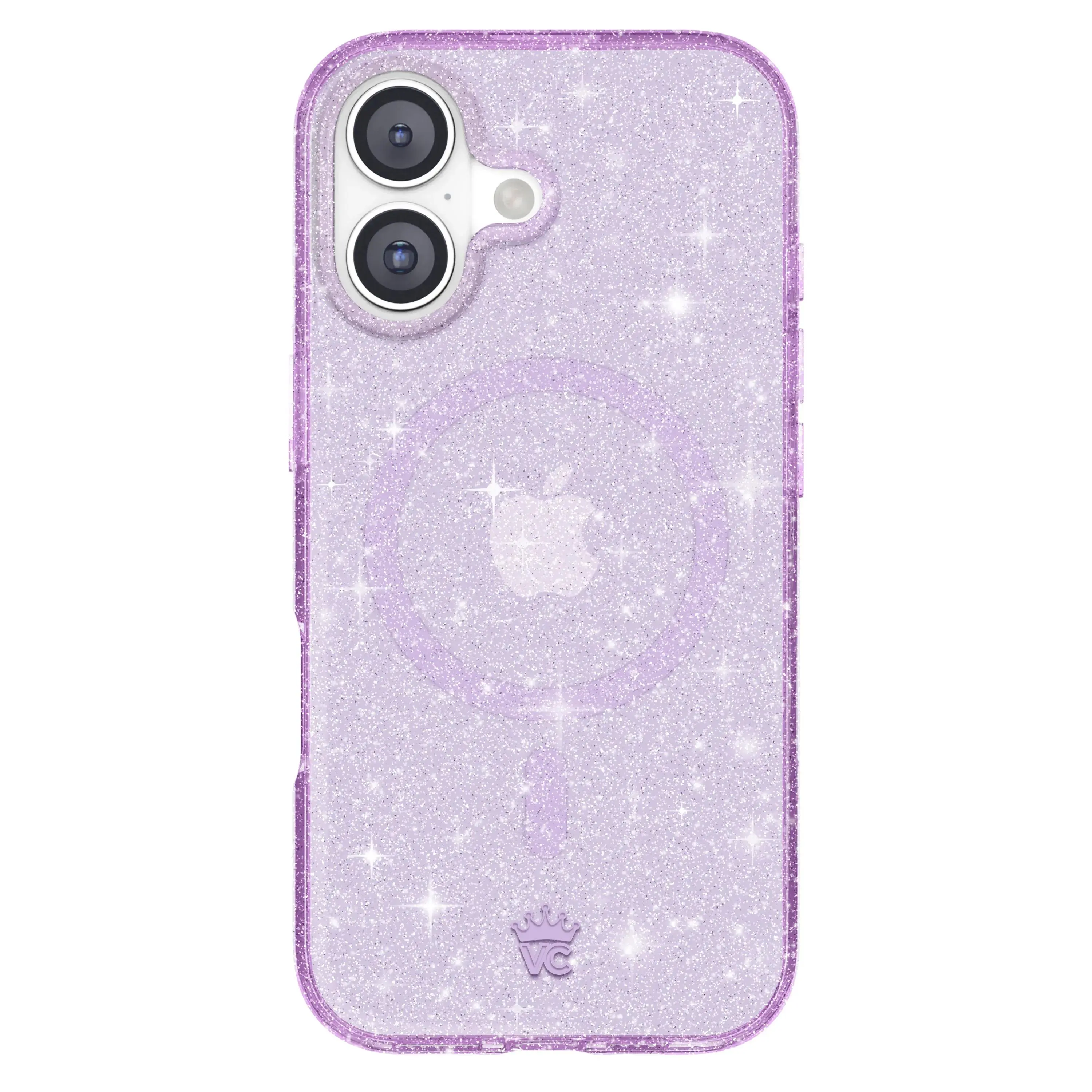 Lilac Stardust Glitter iPhone Case