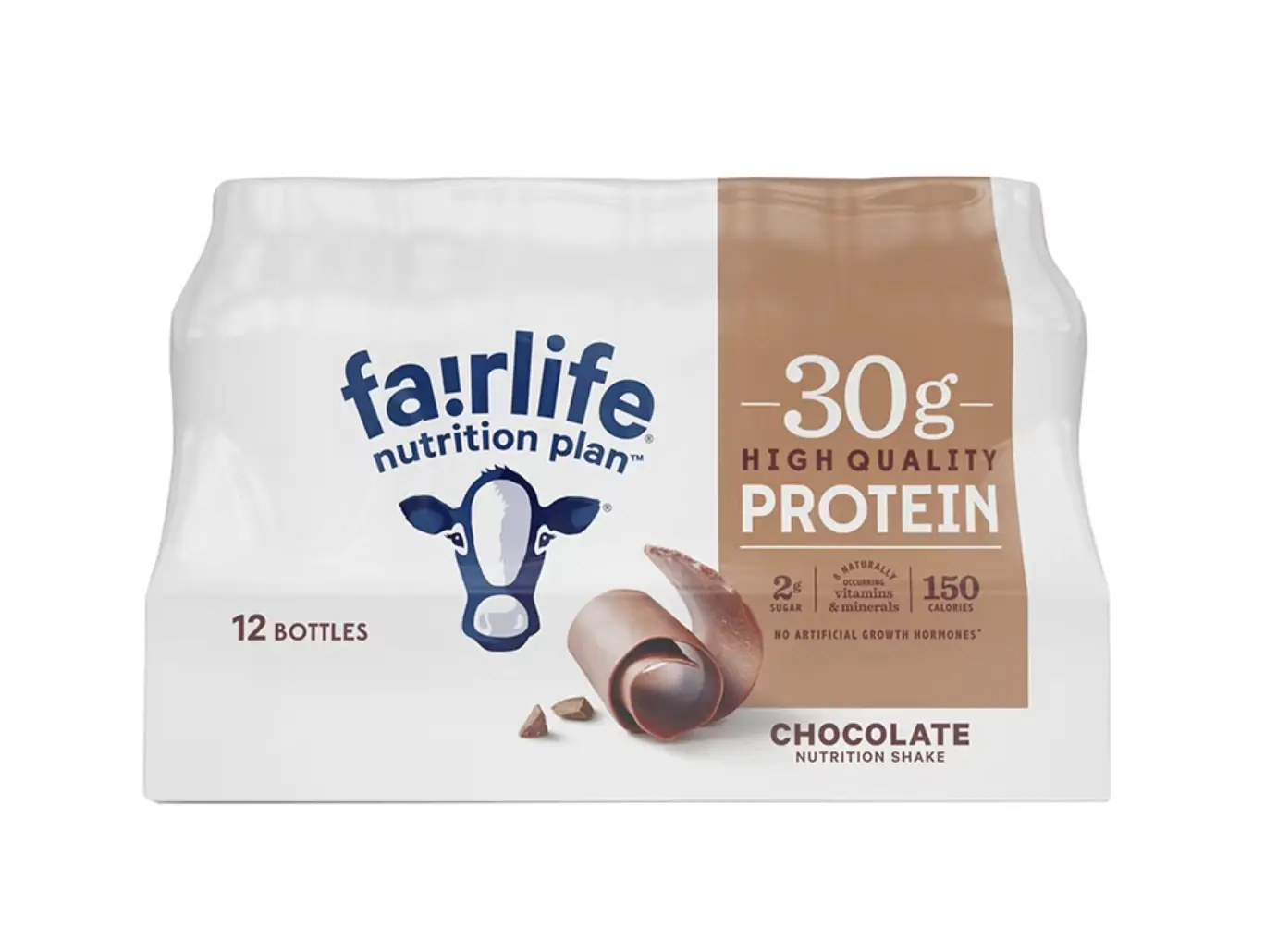 Fairlife Nutrition Plan High Protein Meal Replacement Drink, Chocolate Flavor, 30g Protein Beverage, 11.5 fl. oz., 12-pk.