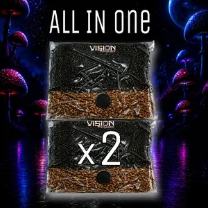 Muahroom Grow Bag x2 | Drippy Rye | Vision Substrate