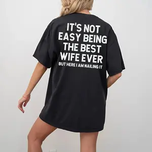 Ultimate Wife Ever T-Shirt Graphic Tee for Women Unique Cute and Humorous Gift for Birthdays Anniversaries and Special Occasions Casual Streetwear Top