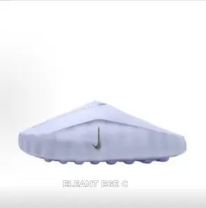 Light purple Breathable Perforated Clog Slides, Cushioning Capsule Massage Sole with Streamlined Sculpted Silhouette Design