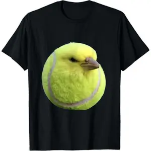Silly tennis bird meme brainrot gen z T-Shirt - Briannawo Shop 31B0DDM34GWZ